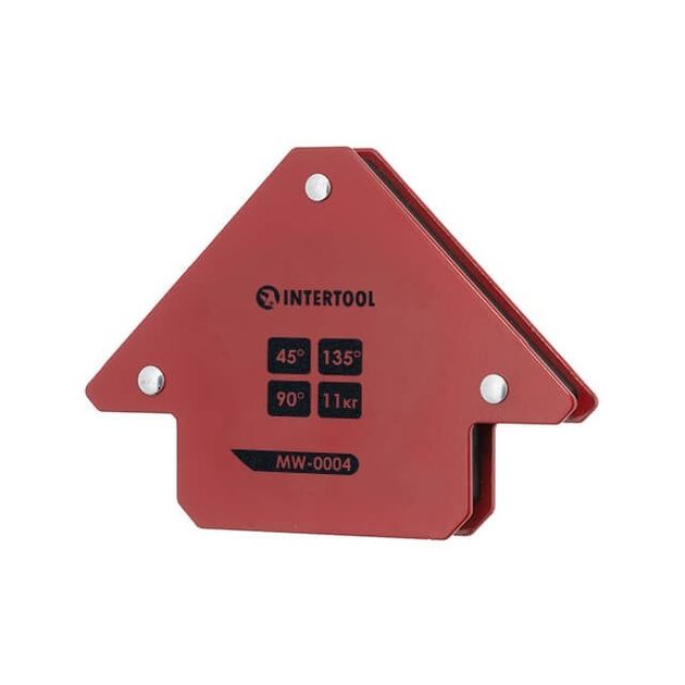 Держатель магнитный для сварки INTERTOOL MW-0004, 45°, 90°, 135°, 11 кг, 70*80*14 мм, фото  | SNABZHENIE.com.ua