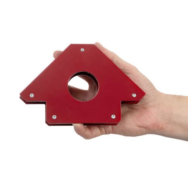 Держатель магнітний для зварки стрела, 45°, 90°, 135°, 35 кг, 110 120 25 мм INTERTOOL MW-0006, фото , зображення 3 | SNABZHENIE.com.ua