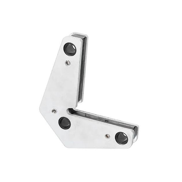 Магнітний кутник для зварювання, 15°, 60°, 90°, 120°, 11 кг, 75 85 мм INTERTOOL MW-0007, фото , зображення 2 | SNABZHENIE.com.ua