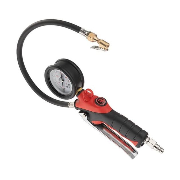 Профессиональный пистолет для подкачки шин с манометром INTERTOOL, фото , изображение 2 | SNABZHENIE.com.ua