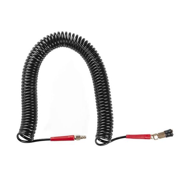 Шланг BLACK M-Flex 5.5х8мм, 15м, спиральный, с поворотным шарниром, фото  | SNABZHENIE.com.ua
