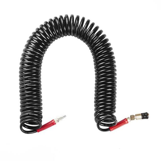 Шланг BLACK M-Flex 8х12мм, 15м, спиральный, с быстроразъемами, фото  | SNABZHENIE.com.ua