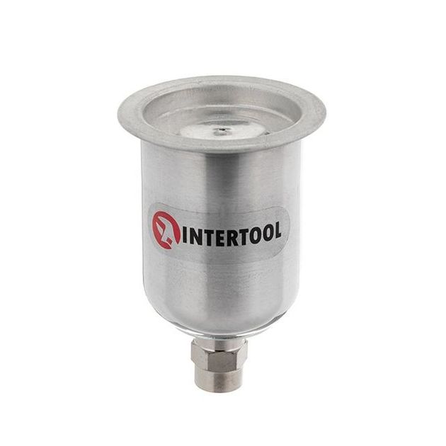 Бачок металлический HVLP мини 125мл с внутренней резьбой M14x1 INTERTOOL PT-1903, фото  | SNABZHENIE.com.ua