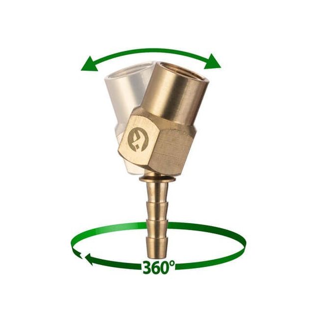 Шарнир поворотный 1/4" на шланг 6 мм, латунь STORM INTERTOOL PT-2200, фото , изображение 4 | SNABZHENIE.com.ua Шарнир поворотный 1/4" на шланг 6 мм, латунь STORM INTERTOOL PT-2200, фото , изображение 4 | SNABZHENIE.com.ua