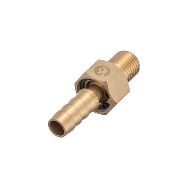 Шарнир поворотный 1/4 на шланг 10 мм, латунь STORM INTERTOOL PT-2206, фото , изображение 2 | SNABZHENIE.com.ua Шарнир поворотный 1/4 на шланг 10 мм, латунь STORM INTERTOOL PT-2206, фото , изображение 2 | SNABZHENIE.com.ua