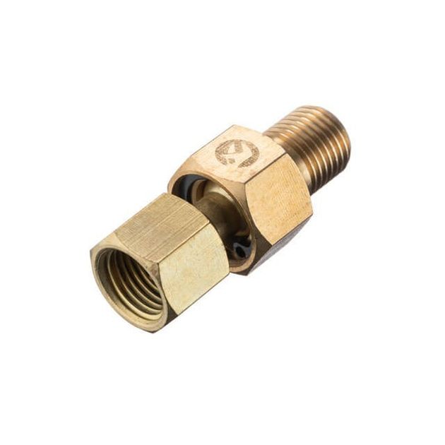 Шарнир поворотный 1/4" в/н и 1/4" н/н, латунь STORM INTERTOOL PT-2210, фото , изображение 2 | SNABZHENIE.com.ua Шарнир поворотный 1/4" в/н и 1/4" н/н, латунь STORM INTERTOOL PT-2210, фото , изображение 2 | SNABZHENIE.com.ua