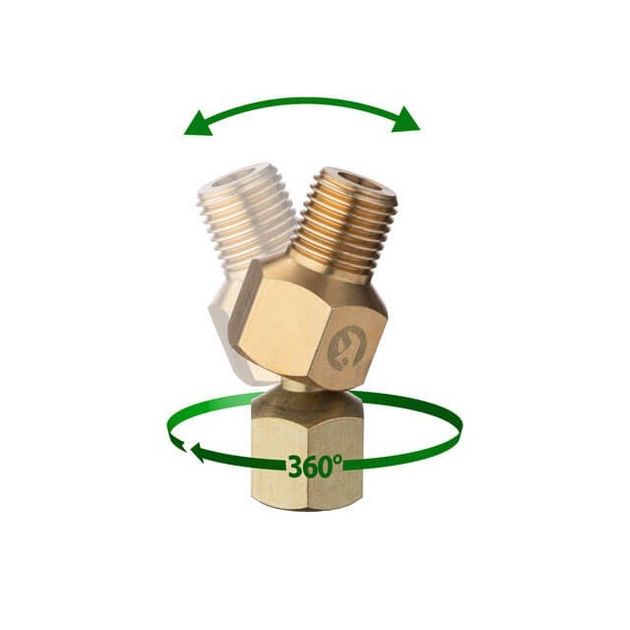 Шарнир поворотный 1/4" в/н и 1/4" н/н, латунь STORM INTERTOOL PT-2210, фото , изображение 4 | SNABZHENIE.com.ua Шарнир поворотный 1/4" в/н и 1/4" н/н, латунь STORM INTERTOOL PT-2210, фото , изображение 4 | SNABZHENIE.com.ua