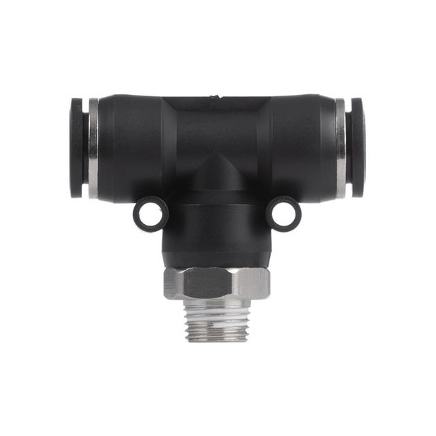 Цанговое соединение T-образное для шлангов 12*12 мм, 1/4" INTERTOOL, фото , изображение 3 | SNABZHENIE.com.ua Цанговое соединение T-образное для шлангов 12*12 мм, 1/4" INTERTOOL, фото , изображение 3 | SNABZHENIE.com.ua