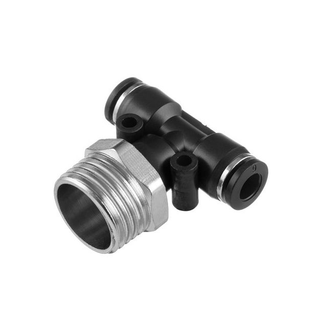 Цанговое T-соединение 6*6мм, 1/2" нар. резьба INTERTOOL PT-2361, фото  | SNABZHENIE.com.ua