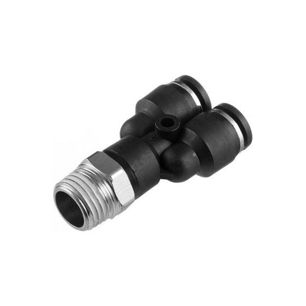 Цанговое Y-образное соединение для шлангов 6*6 мм, 1/4" нар. INTERTOOL PT-2376, фото  | SNABZHENIE.com.ua