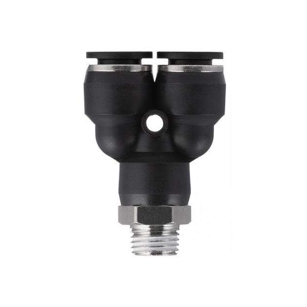 Соединение цанговое Y-образное для шлангов 10*10 мм, 1/4" нар. резьба INTERTOOL PT-2378, фото , изображение 3 | SNABZHENIE.com.ua Соединение цанговое Y-образное для шлангов 10*10 мм, 1/4" нар. резьба INTERTOOL PT-2378, фото , изображение 3 | SNABZHENIE.com.ua