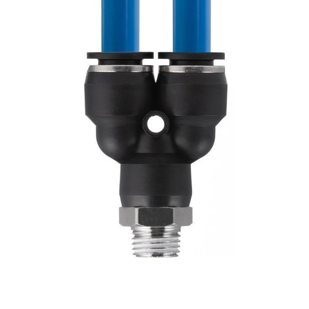 Соединение цанговое Y-образное для шлангов 10*10 мм, 1/4" нар. резьба INTERTOOL PT-2378, фото , изображение 4 | SNABZHENIE.com.ua Соединение цанговое Y-образное для шлангов 10*10 мм, 1/4" нар. резьба INTERTOOL PT-2378, фото , изображение 4 | SNABZHENIE.com.ua