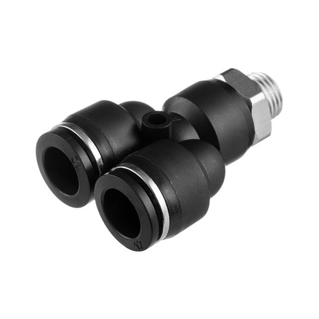 Цанговое соединение Y-образное 12*12 мм, 1/4 нар. резьба INTERTOOL, фото , изображение 2 | SNABZHENIE.com.ua Цанговое соединение Y-образное 12*12 мм, 1/4 нар. резьба INTERTOOL, фото , изображение 2 | SNABZHENIE.com.ua