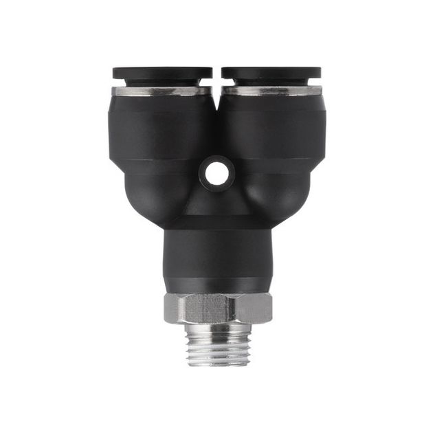 Цанговое соединение Y-образное 12*12 мм, 1/4 нар. резьба INTERTOOL, фото , изображение 3 | SNABZHENIE.com.ua Цанговое соединение Y-образное 12*12 мм, 1/4 нар. резьба INTERTOOL, фото , изображение 3 | SNABZHENIE.com.ua