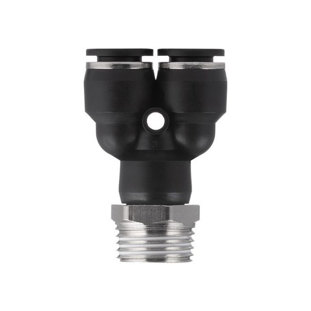 Соединение Y-образное для шлангов 10*10 мм, 1/2 нар. резьба INTERTOOL PT-2388, фото , изображение 3 | SNABZHENIE.com.ua Соединение Y-образное для шлангов 10*10 мм, 1/2 нар. резьба INTERTOOL PT-2388, фото , изображение 3 | SNABZHENIE.com.ua