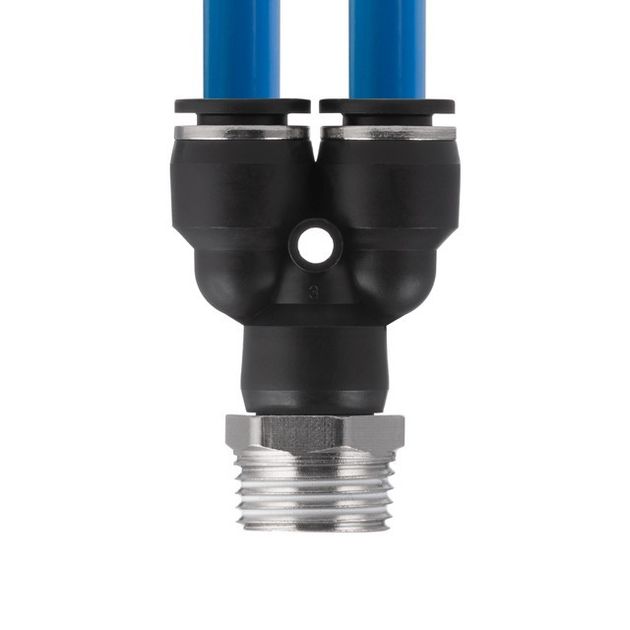 Соединение Y-образное для шлангов 10*10 мм, 1/2 нар. резьба INTERTOOL PT-2388, фото , изображение 4 | SNABZHENIE.com.ua Соединение Y-образное для шлангов 10*10 мм, 1/2 нар. резьба INTERTOOL PT-2388, фото , изображение 4 | SNABZHENIE.com.ua