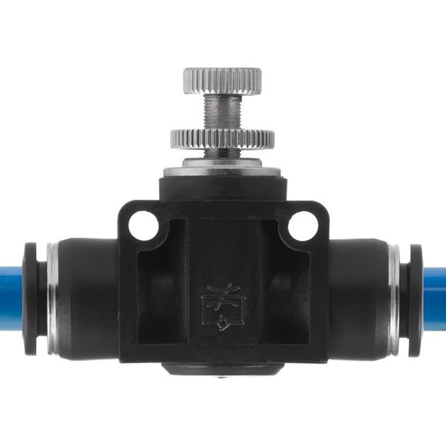 Цанговое соединение с регулятором для шлангов 10х10мм INTERTOOL PT-2398, фото , изображение 4 | SNABZHENIE.com.ua Цанговое соединение с регулятором для шлангов 10х10мм INTERTOOL PT-2398, фото , изображение 4 | SNABZHENIE.com.ua