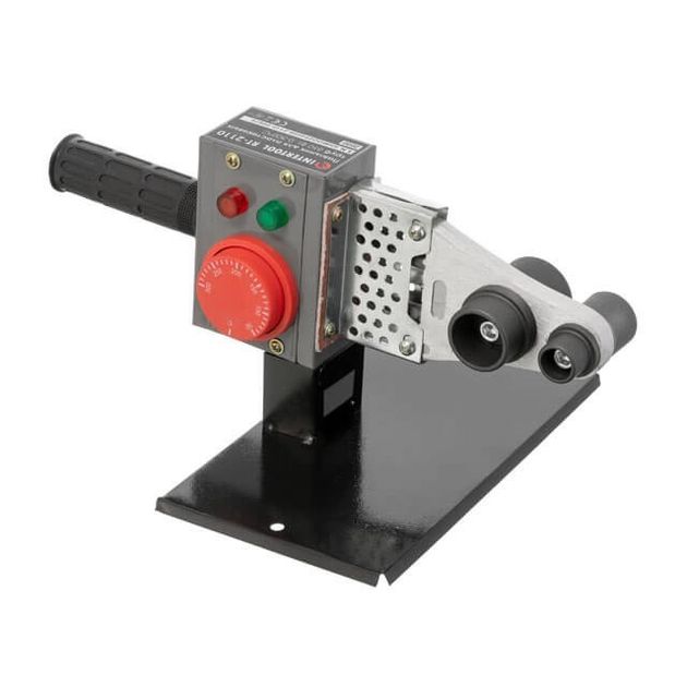 Паяльник для пластикових труб INTERTOOL RT-2110, 850 Вт, 0-300°C, насадки 20, 25, 32 мм, металевий кейс, фото , зображення 2 | SNABZHENIE.com.ua Паяльник для пластикових труб INTERTOOL RT-2110, 850 Вт, 0-300°C, насадки 20, 25, 32 мм, металевий кейс, фото , зображення 2 | SNABZHENIE.com.ua
