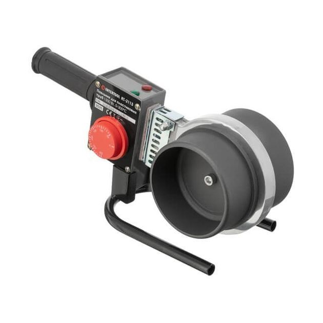 Паяльник для пластиковых труб INTERTOOL RT-2113, 1500 Вт, 0-300°C, в кейсе, фото , изображение 2 | SNABZHENIE.com.ua