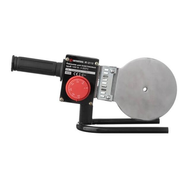 Паяльник для пластиковых труб INTERTOOL RT-2113, 1500 Вт, 0-300°C, в кейсе, фото , изображение 3 | SNABZHENIE.com.ua