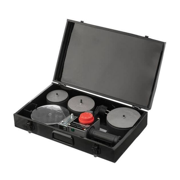 Паяльник для пластиковых труб INTERTOOL RT-2113, 1500 Вт, 0-300°C, в кейсе, фото , изображение 4 | SNABZHENIE.com.ua