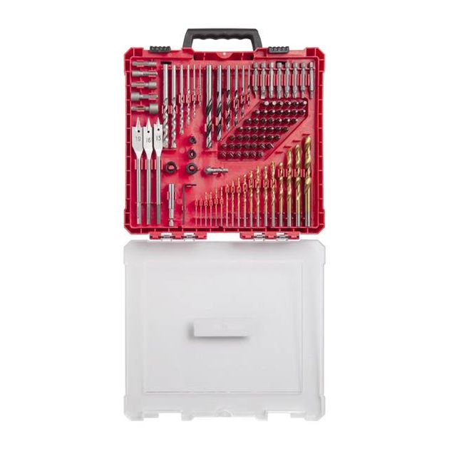 Набор сверл, дюбелей и бит 300шт INTERTOOL SD-0051, фото , изображение 3 | SNABZHENIE.com.ua