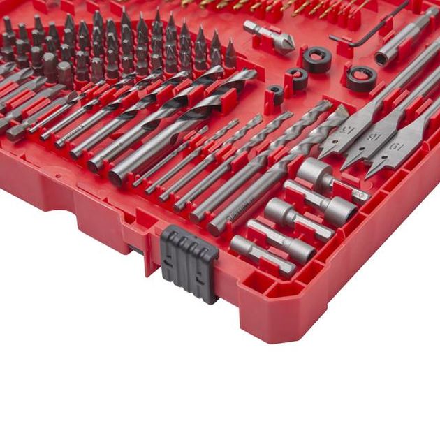 Набор сверл, дюбелей и бит 300шт INTERTOOL SD-0051, фото , изображение 6 | SNABZHENIE.com.ua