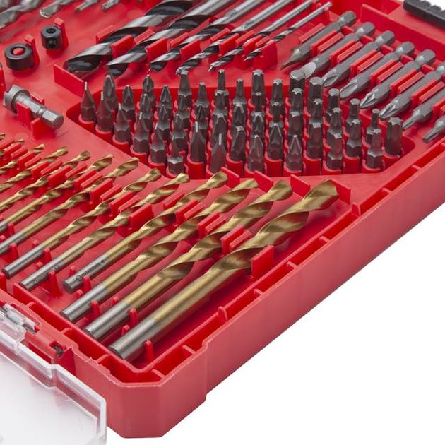 Набор сверл, дюбелей и бит 300шт INTERTOOL SD-0051, фото , изображение 7 | SNABZHENIE.com.ua