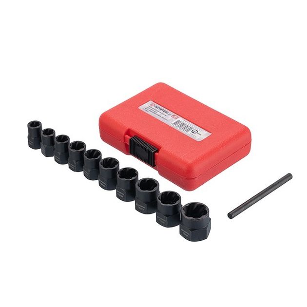 Набор экстракторов для поврежденных болтов и гаек, 10шт INTERTOOL SD-8008, фото , изображение 4 | SNABZHENIE.com.ua Набор экстракторов для поврежденных болтов и гаек, 10шт INTERTOOL SD-8008, фото , изображение 4 | SNABZHENIE.com.ua