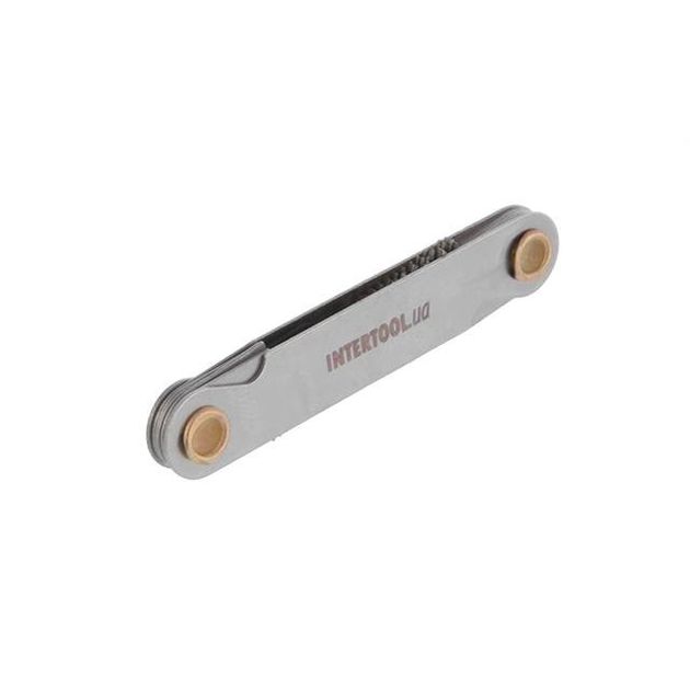 Резьбомер метрический 12шт (0,5-3,0) INTERTOOL SD-8400, фото  | SNABZHENIE.com.ua