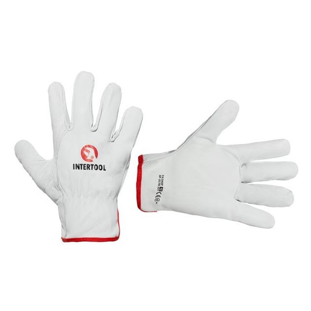 Перчатка кожаная овечья 10 Driver Style INTERTOOL SP-0170, фото  | SNABZHENIE.com.ua
