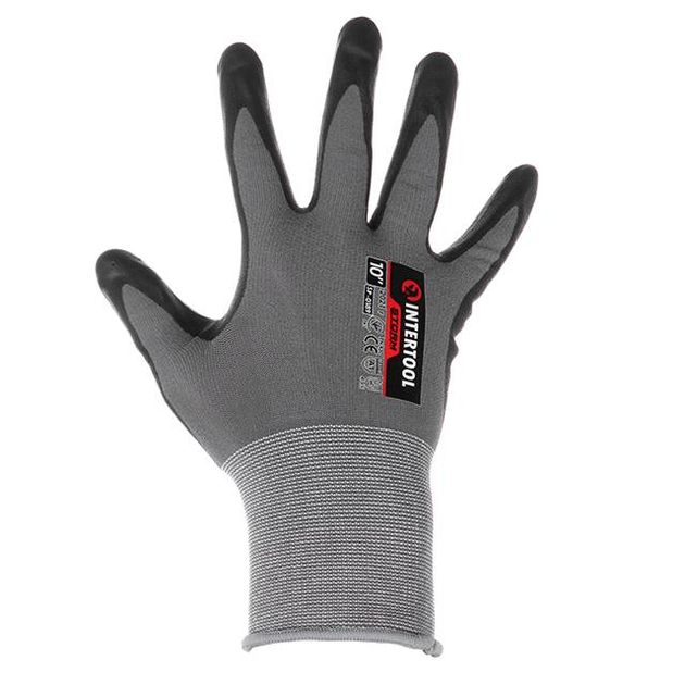 Перчатка трикотажная, синтетическая, дышащая, 10 STORM INTERTOOL SP-0189, фото , изображение 2 | SNABZHENIE.com.ua Перчатка трикотажная, синтетическая, дышащая, 10 STORM INTERTOOL SP-0189, фото , изображение 2 | SNABZHENIE.com.ua