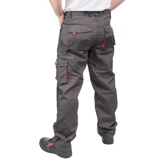 Рабочие брюки M INTERTOOL SP-3012, 80% полиэстер, 20% хлопок, фото , изображение 5 | SNABZHENIE.com.ua