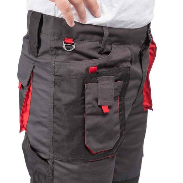 Рабочие брюки INTERTOOL SP-3014, 80% полиэстер, 20% хлопок, XL, фото , изображение 6 | SNABZHENIE.com.ua Рабочие брюки INTERTOOL SP-3014, 80% полиэстер, 20% хлопок, XL, фото , изображение 6 | SNABZHENIE.com.ua