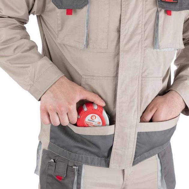 Рабочая куртка 2 в 1 INTERTOOL SP-3031, 100% хлопок, 180 г/м2, фото , изображение 8 | SNABZHENIE.com.ua Рабочая куртка 2 в 1 INTERTOOL SP-3031, 100% хлопок, 180 г/м2, фото , изображение 8 | SNABZHENIE.com.ua