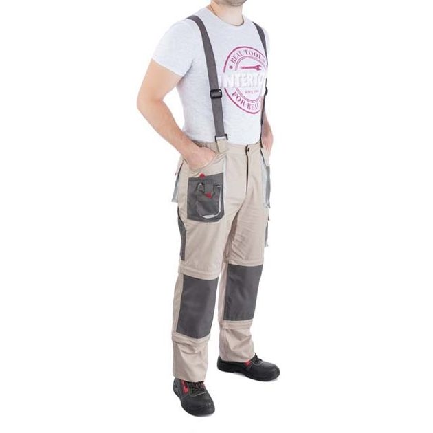 Брюки-трансформер рабочие 6 в 1, 100% хлопок, размер XL, INTERTOOL SP-3044, фото , изображение 3 | SNABZHENIE.com.ua Брюки-трансформер рабочие 6 в 1, 100% хлопок, размер XL, INTERTOOL SP-3044, фото , изображение 3 | SNABZHENIE.com.ua
