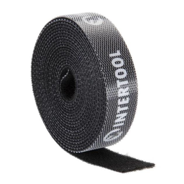 Хомут-липучка для кабеля 2м INTERTOOL TC-0002, фото  | SNABZHENIE.com.ua