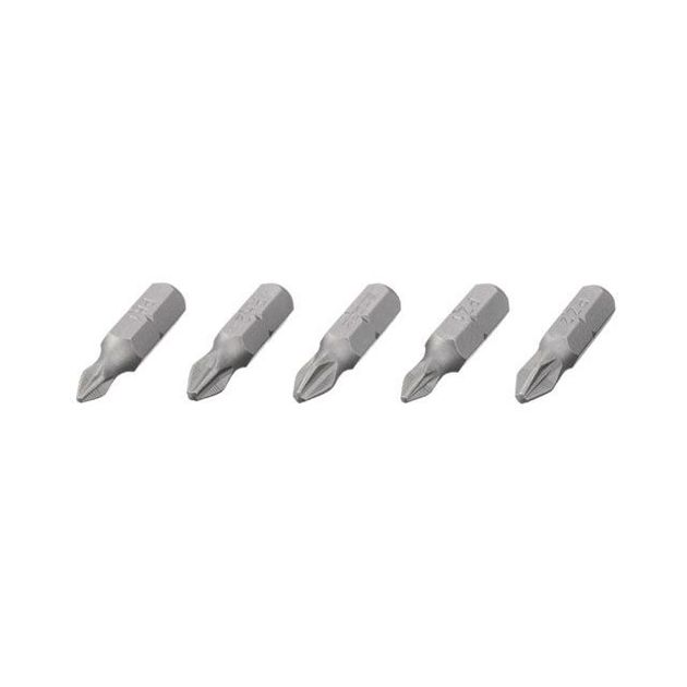 Комплект бит PH1, PH2, PZ1, PZ2 1/4*25мм, S2, 5шт., STORM INTERTOOL, фото  | SNABZHENIE.com.ua