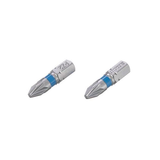 Отверточные насадки PZ2 1/4*25мм, S2, 2шт., STORM INTERTOOL VT-0221, фото  | SNABZHENIE.com.ua