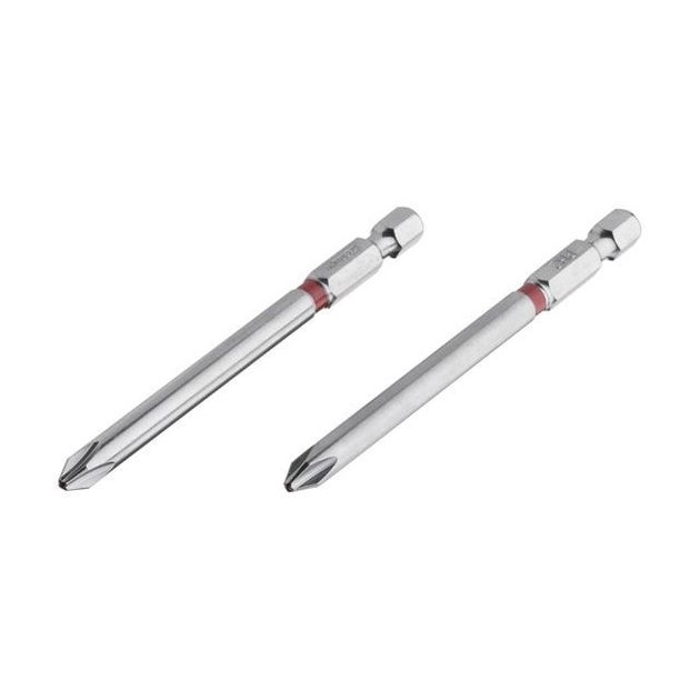 Комплект бит PH2 1/4*90мм, S2, 2шт., STORM INTERTOOL VT-0224, фото  | SNABZHENIE.com.ua