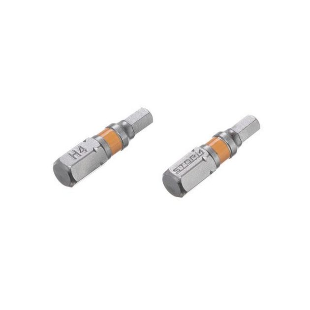Набор бит Hex H4.0 1/4*25мм, S2, 2шт., STORM INTERTOOL VT-0227, фото , изображение 2 | SNABZHENIE.com.ua