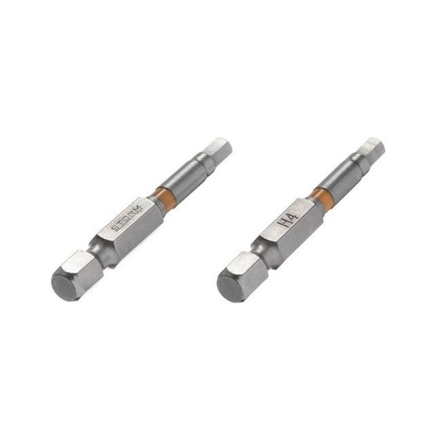 Комплект отверточных насадок Hex H4.0 1/4"*50мм, S2, уп. 2шт., STORM INTERTOOL VT-0228, фото , зображення 2 | SNABZHENIE.com.ua