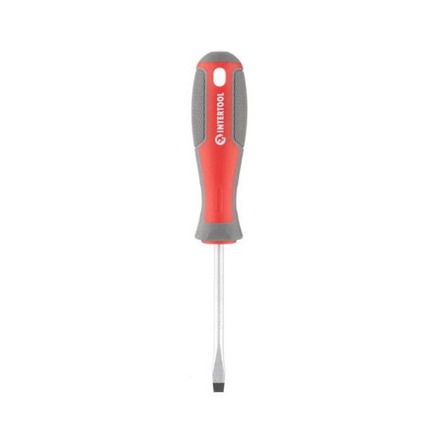 Отвертка шлицевая SL5.0*75 мм, CR-V INTERTOOL VT-3304, фото , изображение 3 | SNABZHENIE.com.ua Отвертка шлицевая SL5.0*75 мм, CR-V INTERTOOL VT-3304, фото , изображение 3 | SNABZHENIE.com.ua