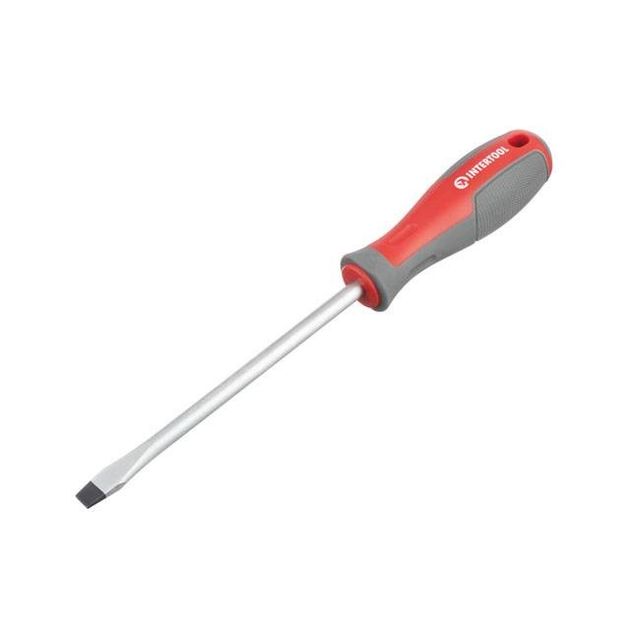 Отвертка шлицевая SL8.0*150 мм, CR-V INTERTOOL VT-3312, фото  | SNABZHENIE.com.ua