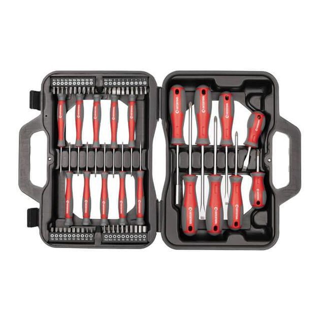 Набор отверток с насадками 58 ед. INTERTOOL VT-3358, фото , изображение 2 | SNABZHENIE.com.ua Набор отверток с насадками 58 ед. INTERTOOL VT-3358, фото , изображение 2 | SNABZHENIE.com.ua