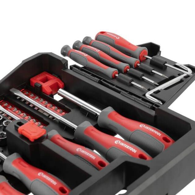 Набор отверток INTERTOOL VT-3363, 63 ед. с насадками и головками, фото , изображение 4 | SNABZHENIE.com.ua Набор отверток INTERTOOL VT-3363, 63 ед. с насадками и головками, фото , изображение 4 | SNABZHENIE.com.ua