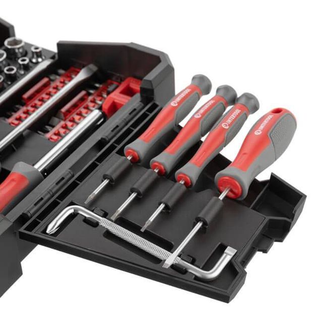 Набор отверток INTERTOOL VT-3363, 63 ед. с насадками и головками, фото , изображение 6 | SNABZHENIE.com.ua Набор отверток INTERTOOL VT-3363, 63 ед. с насадками и головками, фото , изображение 6 | SNABZHENIE.com.ua