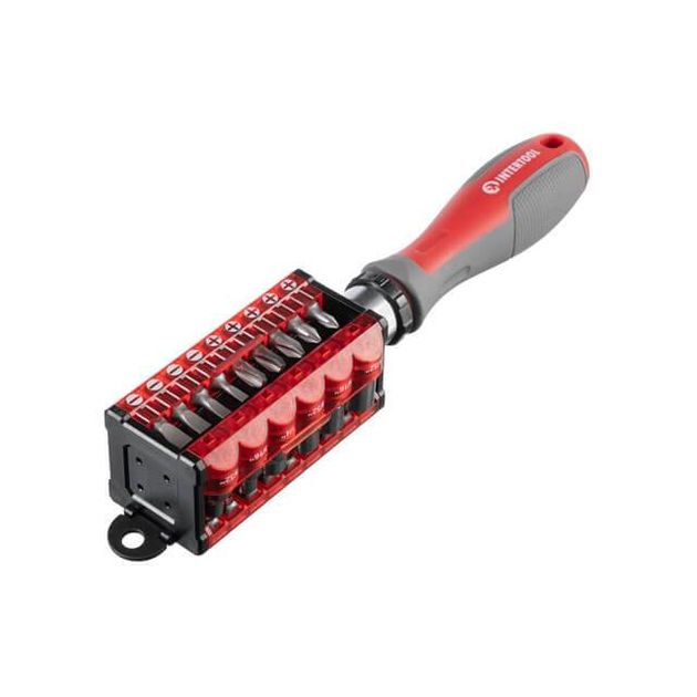 Отвертка с храповым механизмом и 31 насадка INTERTOOL VT-3374, фото  | SNABZHENIE.com.ua