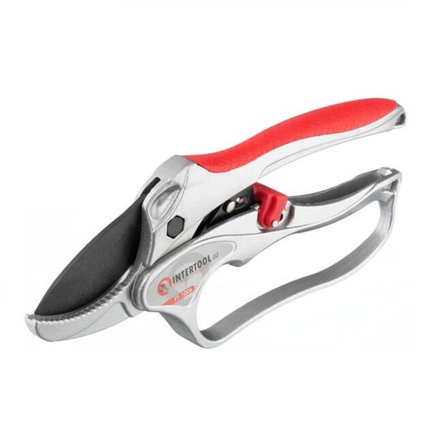 Секатор INTERTOOL FT-1006 с храповым механизмом 180 мм, фото  | SNABZHENIE.com.ua