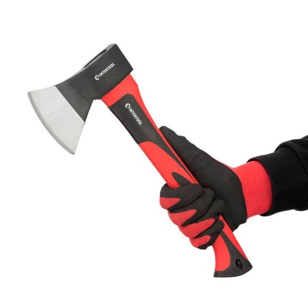 Топор 800 г, фиберглассовая ручка INTERTOOL HT-0262, фото , изображение 5 | SNABZHENIE.com.ua Топор 800 г, фиберглассовая ручка INTERTOOL HT-0262, фото , изображение 5 | SNABZHENIE.com.ua